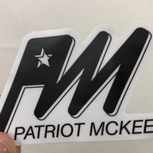Patriot McKee Logo Sticker